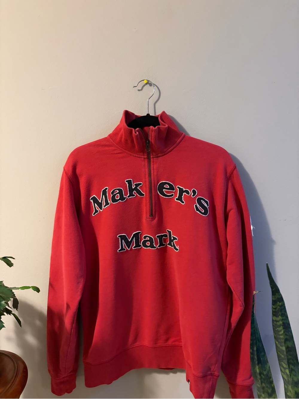 47 Red Maker's Mark Half-Zip Sweatshirt